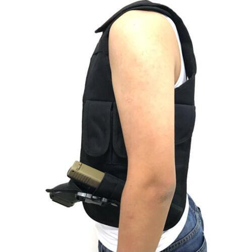 Tactical Anti-theft Hidden Underarm Security Shoulder Gun Holster Holder Armpit Bag Army Rifle Gun Holster Pouch Case Black