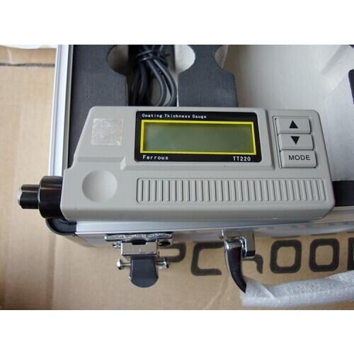 Tt220 digital coating thickness gauge (iron base) Coating thickness gauge / paint coating thickness measurement