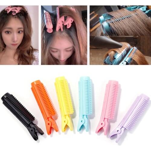 1/2/4PCS Professional Hair Roots Fluffy Clip Hair Rollers Air Bangs Curler Clips Natural Wave DIY Hair Styling Tools