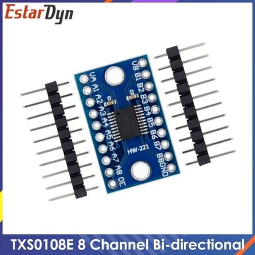 10PCS/LOT 3.3V 5V TXS0108E 8 Channel Logic Level Converter Convert TTL Bi-directional Mutual Convert
