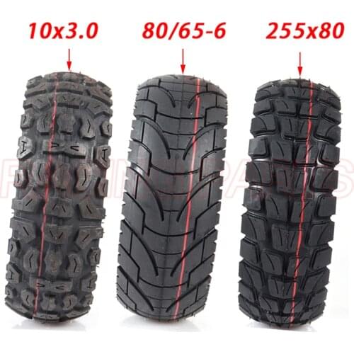 10x3.0 255x80 80/65-6 10-inch Off Road City Road Pneumatic Tire for Electric Scooter Speedual Grace Zero 10X