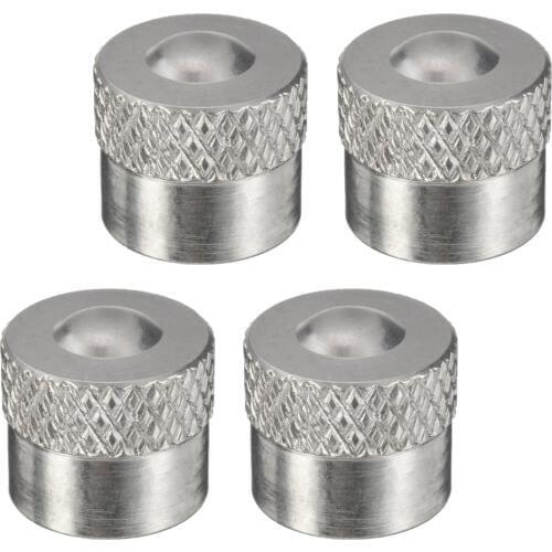 4PCs Universal Durable Chrome Aluminium Car Air Wheel Tyre Cover Rim Tire Valve Dust Cap for Car Truck Auto Replacement Parts