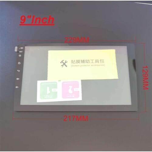 9 inch Car Tempered Glass Protective Film Sticker for TEYES CC2 Car Radio Multimedia Video Player Navigation GPS Android 8.1