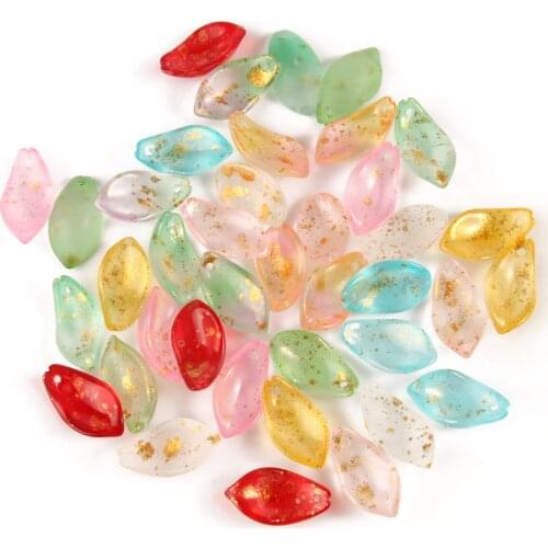 11x19mm Red Epiphany Petals Shape Czech Glass Crystal Spacer Beads for Needlwork Lampwork Craft DIY Jewelry Making Necklaces