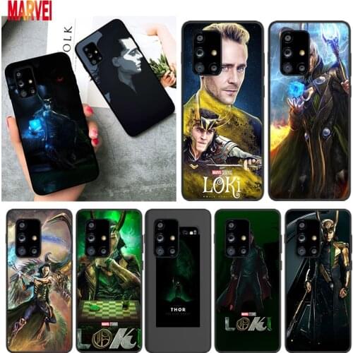 Popular Loki Fashion For Samsung A72 A52 A02 S A32 A12 A42 A51 A91 A81 A71 A41 A31 A21 S A11 A01 UW Black Phone Case Cover
