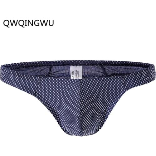 Men Underwear Sexy Men Briefs Thong Breathable Male Panties Underpants Briefs Mens Slip Cueca Tanga Mens Briefs Thongs