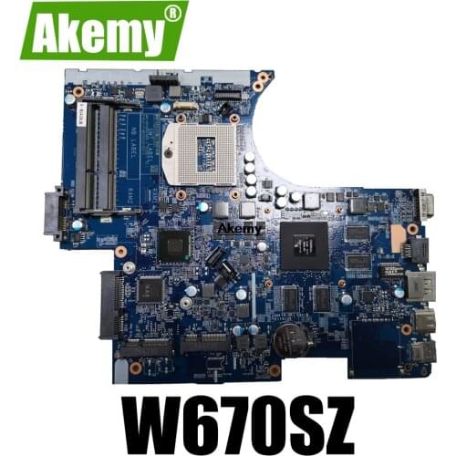 Laptop moterboard fit for Clevo W670 W670SZ W670SJ Motherboard 6-77-W670SJ00-D02 D01