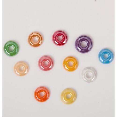 2017 New 10mm Shiny Crystal Flatback Round Glass Beads for Nail Art Garment Accessories 500pcs/set Mixed Colors H84