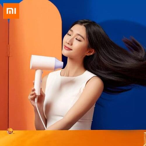 New Xiaomi Snowsee Negative ion folding hair dryer Foldable handle EHD heat balance dual temperature control care