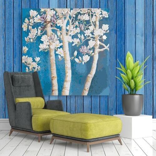 Dandelion Tulip Lotus Leaf Daisy Color Pansy DIY Painting Digital Art Painting Digital Family Hotel Decorative Painting