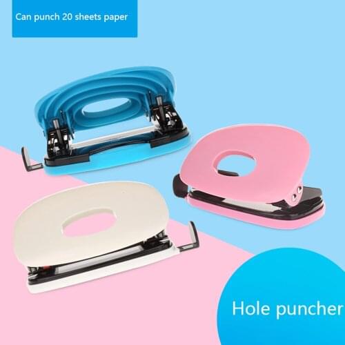 Handheld 2 Hole Punch Ring Photo Album Paper Cutter Loose-leaf Scrapbook Hole Puncher DIY Tool Office Binding Supplies