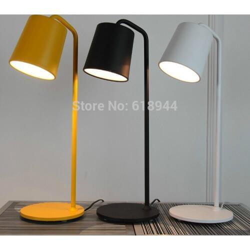 Modern and Fashion High Quality Aluminum Table Lamps for Bedroom Lampe Deco Bedside Lamp Modern Study Room Lampshades