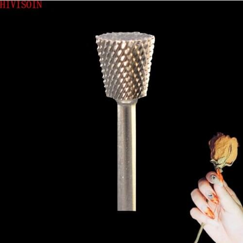 HIVISOIN-1pcs- Carbide Nail Drill Bit - Inverted Backfill Bit -M (60110020) Silver