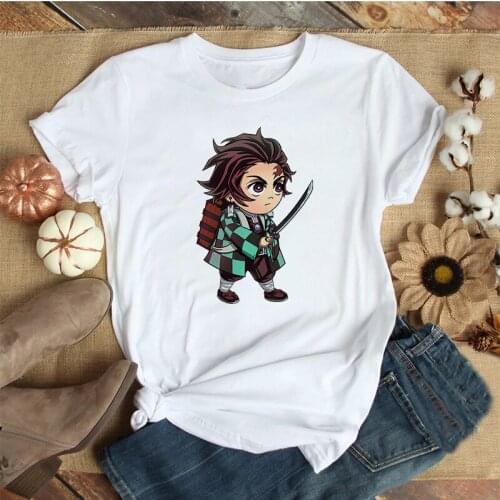 Hiphop Punk Style All-match Streetwear Summer Outing Pretty Fashion Item Female Comfortable Minimalist Style White Anime T-shirt