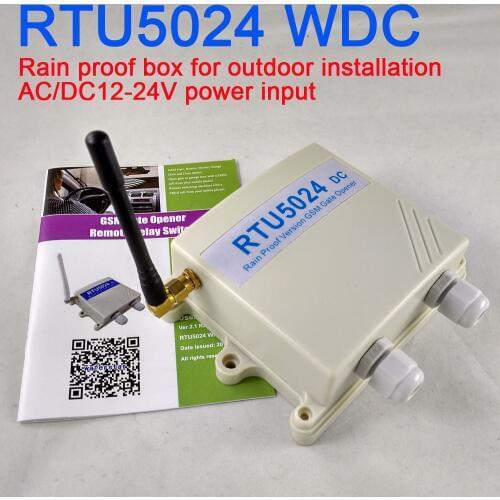 DC Version Rain proof version RTU5024 GSM Gate Door Opener Wireless remote controller GSM Relay Remote Switch Access Control
