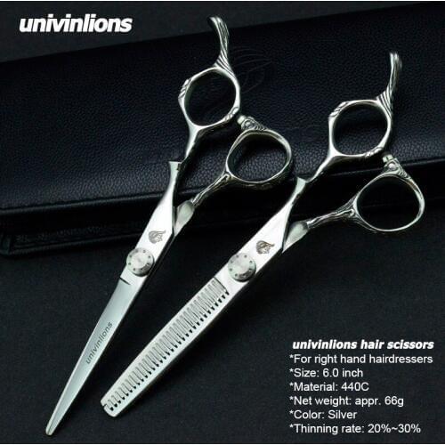 6" high quality professional salon hairstylist scissors hairdressing tools thinning shears kit barber haircut scissors supplies
