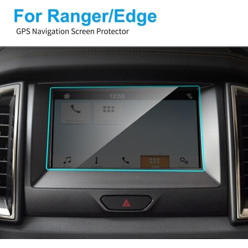 8 Inch TPU Car GPS Navigation Screen Protector Film for Ford Edge SE SEL ST Titanium 2015-2019 for 2019 Ranger XL XLT LARIAT
