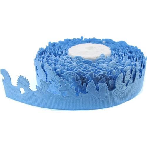 10yards 3/4" Terylene Bear bibs Bottle ribbon Baby shower For Applique trim decoration Ribbon Bow 20mm