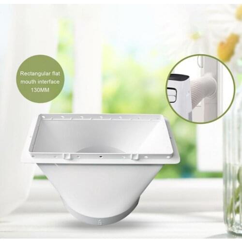 130mm Air Conditioner Window Vent Adapter Replacement Parts Air Conditioning Exhaust Outlet Hose Pipe Tube Connector Interface