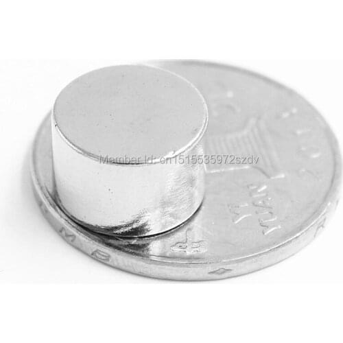 50pcs Strong Round Dia 12mm x 8mm N35 Rare Earth Neodymium Magnet Art Craft Fridge 12x8mm