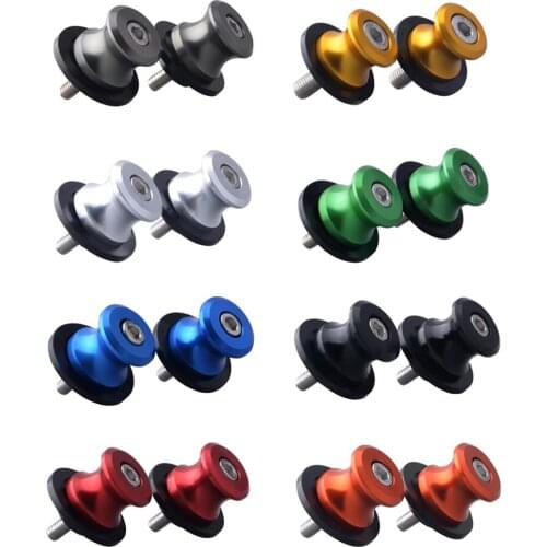 6mm Swingarm Spools Stand Screws Slider For YAMAHA YZF-R1 R6 R25 R3 R15 R125