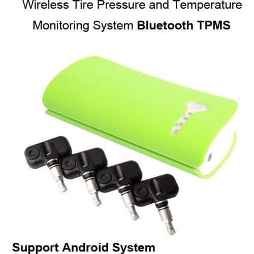 Bluetooth TPMS for Andriod Phone and iphone Wireless Tire Pressure Monitoring System 4pcs Internal sensor