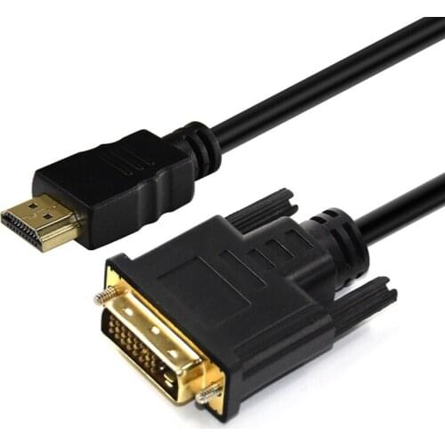 CABLETIME HDMI to DVI 1080P 3D HDMI Cable 24+1 pin Adapter Cables for LCD DVD HDTV XBOX High Speed DVI HDMI Cable 3M N2