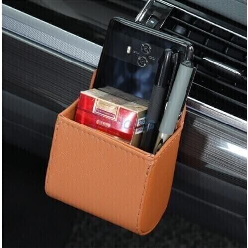 For volkswagen vw jetta sagitar mk6 tiguan Passat B5 B6 B7 B8 AC Outlet Pocket Air Vent Storage Bag Stowing Tidying Accessories