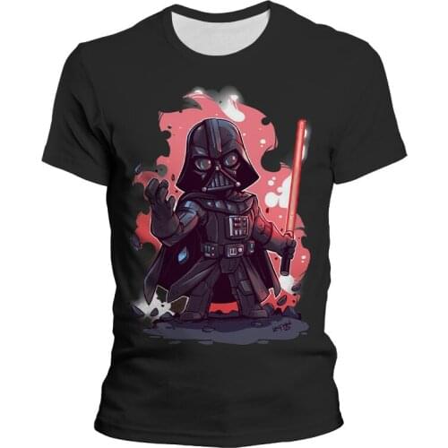 Star Wars T-shirts Man Summer Fashion Marvel Movie 3D Print Children T Shirt Streetwear Short Sleeve Women Oversized Clothing