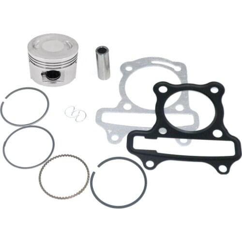 47mm 80cc Scooter Piston, Pin & Rings Kit Gasket GY6 50cc 139QMB