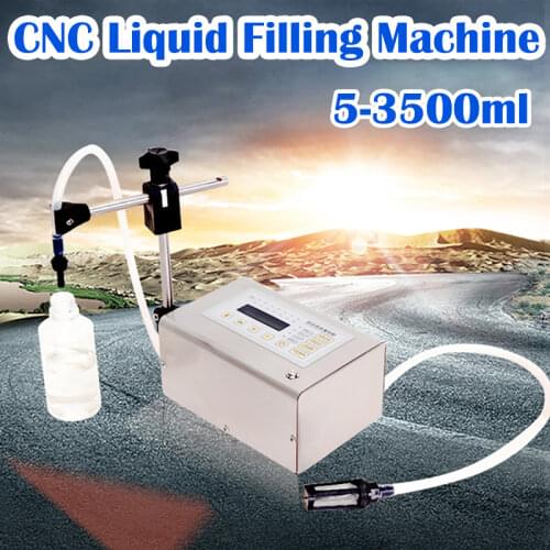5-3500ml Water Soft Drink Liquid FIlling Machine Digital Control Water Oil Perfume Milk Bottle FIlling Machine Fill Equipment