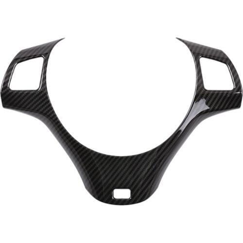 Car Interior Steering Wheel Decoration Cover Trim For-BMW 3 Series E90 E92 E93 2005-2012 LHD