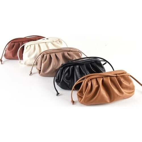 Solid Elegant Women Shoulder bags Weave Design PU Leather Lady Crossbody Bag Female Party Handbags and Purses Lady Messenger Bag