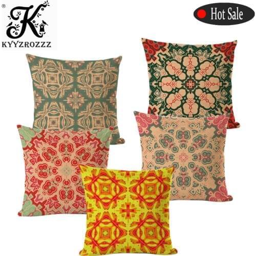 Creative Original Cushion Cover Pillow Case Boho Mandala Throw Cover Printed Decorative Pillow Covers