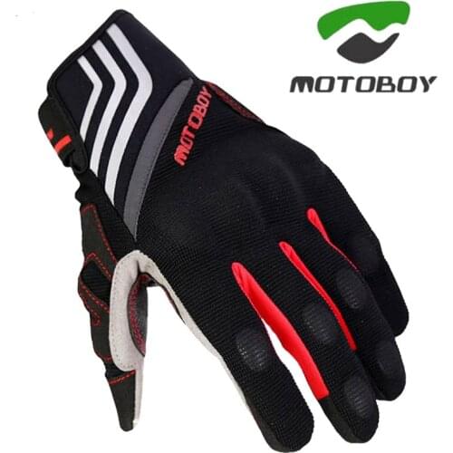 Motorcycle accessories riding gloves spring summer breathable motocross motorbike riders equipped Fingerless glove touch screen
