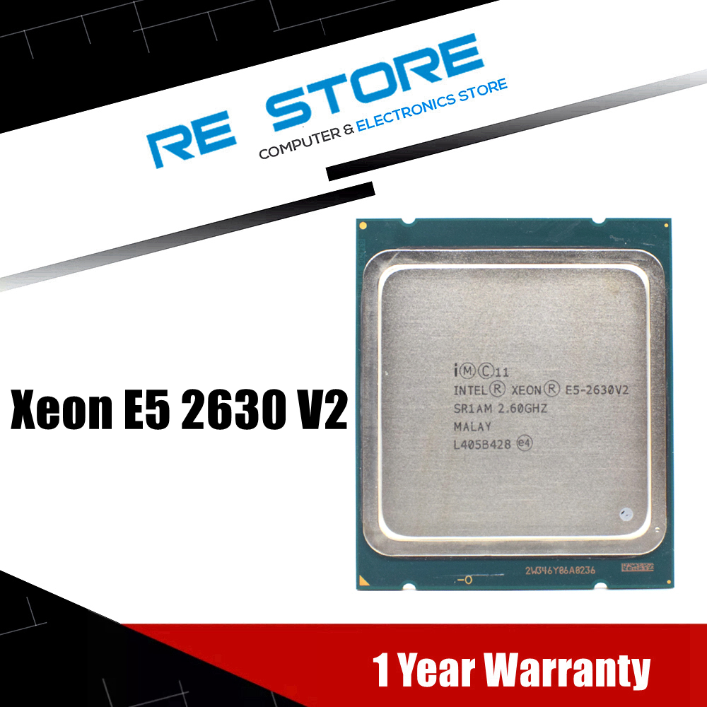 Intel Xeon E5 2630 V2 LGA 2011 CPU processor SR1AM 2.6GHz 6-Core 15M support X79 motherboard
