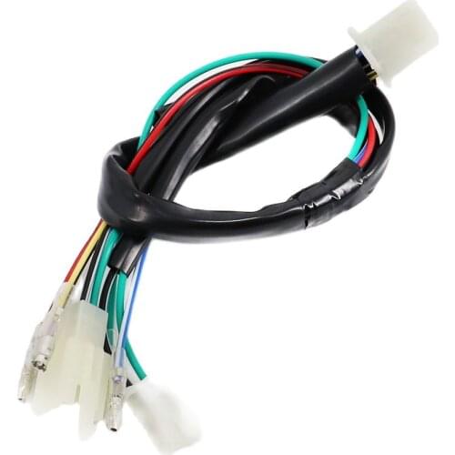 Motorcycle Foot start Socket Cord Assy Circuit Cable Complete for 110cc Electric Full Vehicle OFFROAD GO Kart ATV Harness Lin