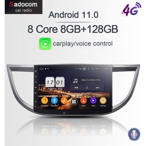 PX6 DSP 10.1" Android 10.0 4GB +64G +8 core Car DVD Player For Honda CRV 2012 2013 2014 2015 GPS Glonass autoradio car radio 5.0