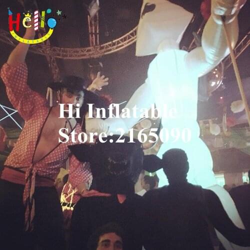 3.5 m high event show props custom inflatable puppet