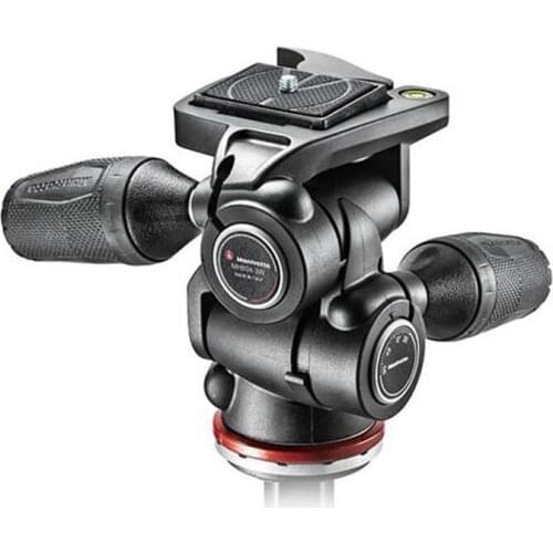 Manfrotto MH804-3W SLR camera tripod three-dimensional three-way telescopic handle aluminum alloy pan/tilt head