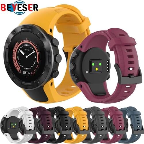 Silicone Wrist Strap For SUUNTO 5 Smart Watch For SUUNTO Sport Wrist Band Replacement Smart Bracelet Strap Correa Accessories