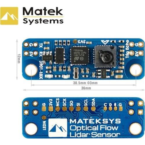 Matek System Optical flow meter Lidar sensor for F4 F7 Flight control Racing Drone DIY Accessories