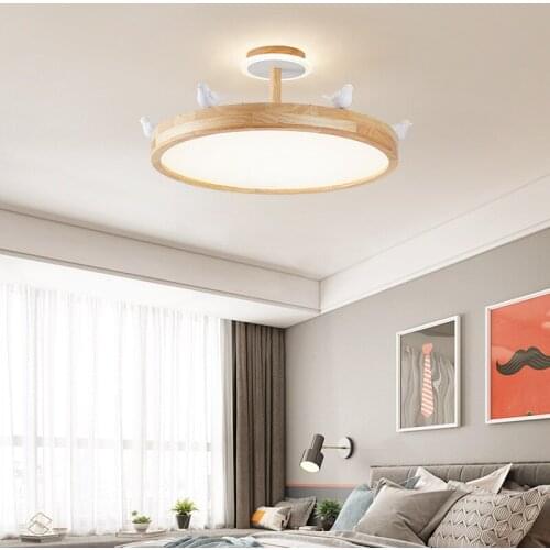 Nordic Post-modern LED Chandelier Bedroom Restaurant Kitchen Balcony Art Areative Crown Design Decorative Pendant Light