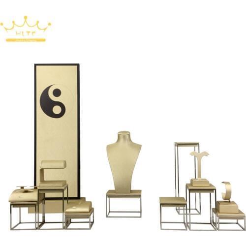 Stainless Steel Jewelry Earring Display Necklace Showcase Jewelry Display Rack Tai Chi Design