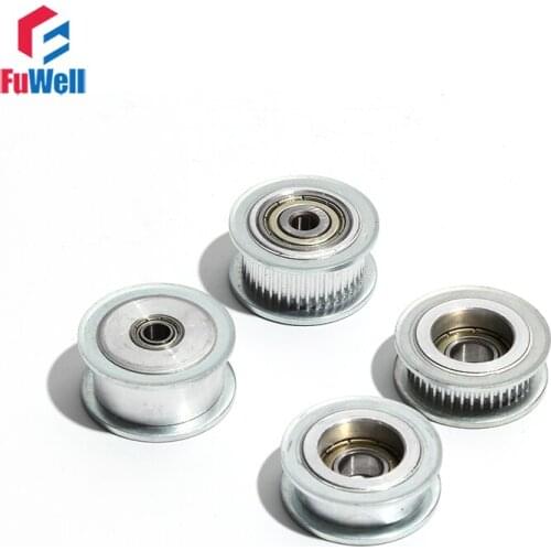 48T 2GT Idler Belt Pulley With/Without Teeth 5/6/7/8/10mm Bore 48Teeth Bearing Pulley 7mm/11mm Belt Width GT2 Timing Pulley