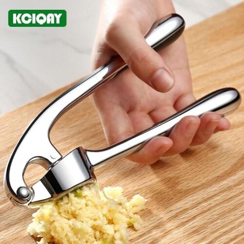 1Pcs Zinc Alloy Garlic Press Mashed Garlic Crusher Peeler Chopper Garlic Puree Maker Easy Kitchen Cook Helper Kitchen Gadgets