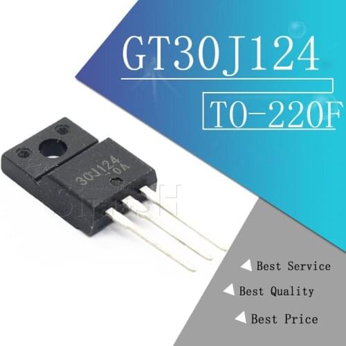 10PCS 30J124 GT30J124 TO-220F New original fast delivery