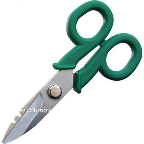 145mm 5.5 Inch Multi Purpose Household Electrician Scissors Shearing Tools Cut for Wire File Scraper Free Shipping