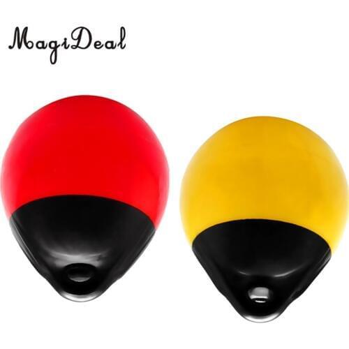 2pcs Anti-collision Inflatable Boat Heavy Duty PVC Marine Buffer/Boat Buoy 9.8' x 11.8' for Kayak Canoe Fishing Boat Acce