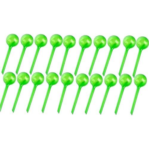 20 Packs Plants Automatic Watering Water Device Holiday Houseplant Potted Watering Device (Small, Green)